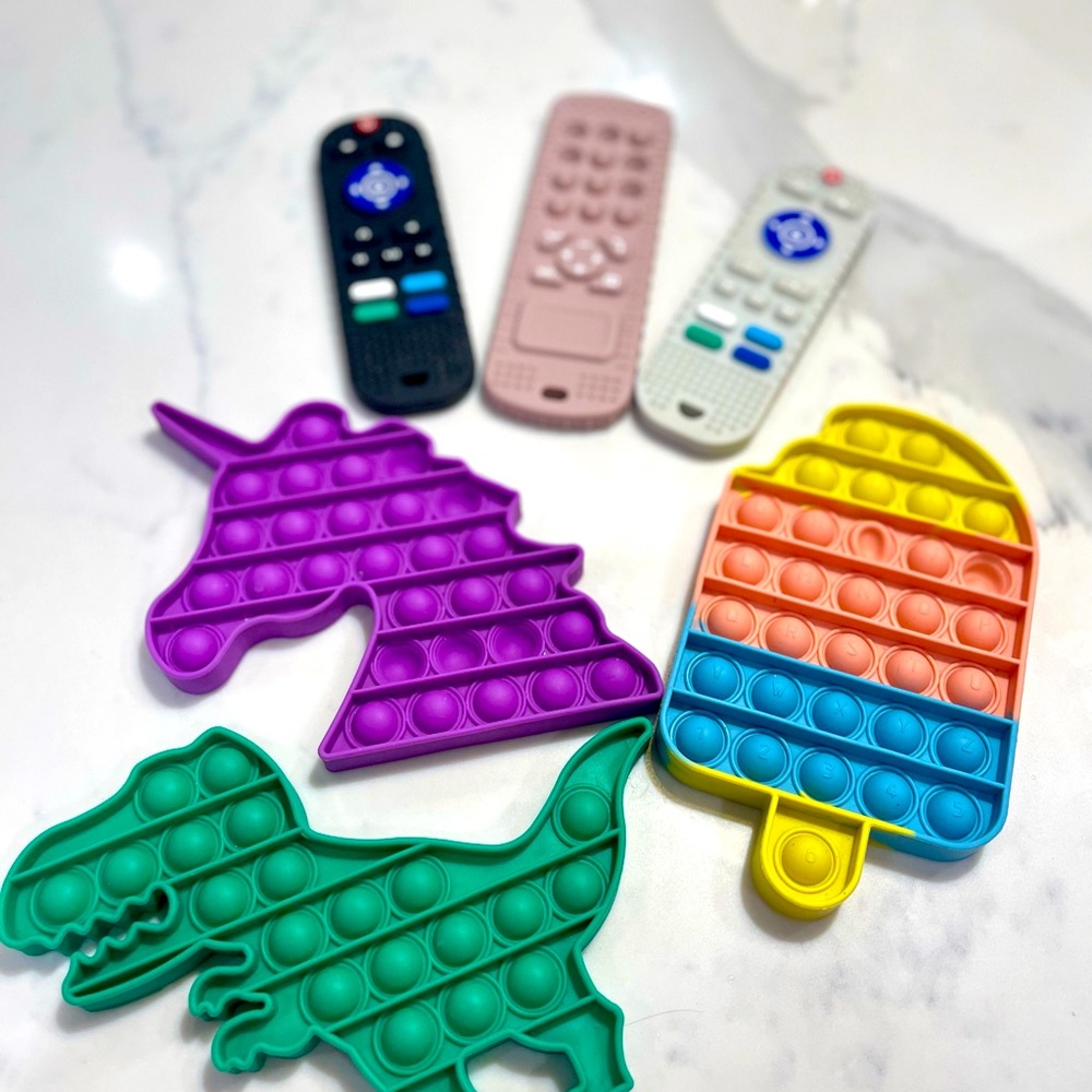 Squishy sensory textured fidget toy lot